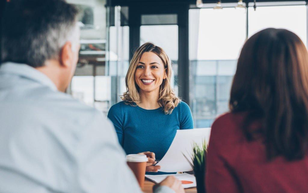 Couple with Insurance agent