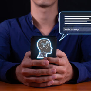 Human-AI Interaction: Chatting with Intelligent Virtual Assistant on Smartphone. New generation artificial intelligence chat.